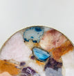 Large Multicolored 12" Diameter Agate Platter/Tray/Personalised Momentos/Sign Boards