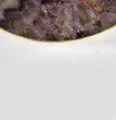Amethyst Agate Serving Tray With Brass Handles | Circular