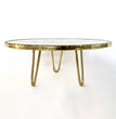 White Crystal Agate Cake Stand/Centrepiece/Display Stand/Tray 10" Round