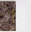 Amethyst Agate Serving Tray With Brass Handles | Square