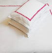 Willow Leaves - Pure Linen Embroidered Edge Duvet Cover Sets