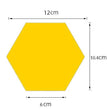 Hexagon Style Acrylic Mirror Trendy zone