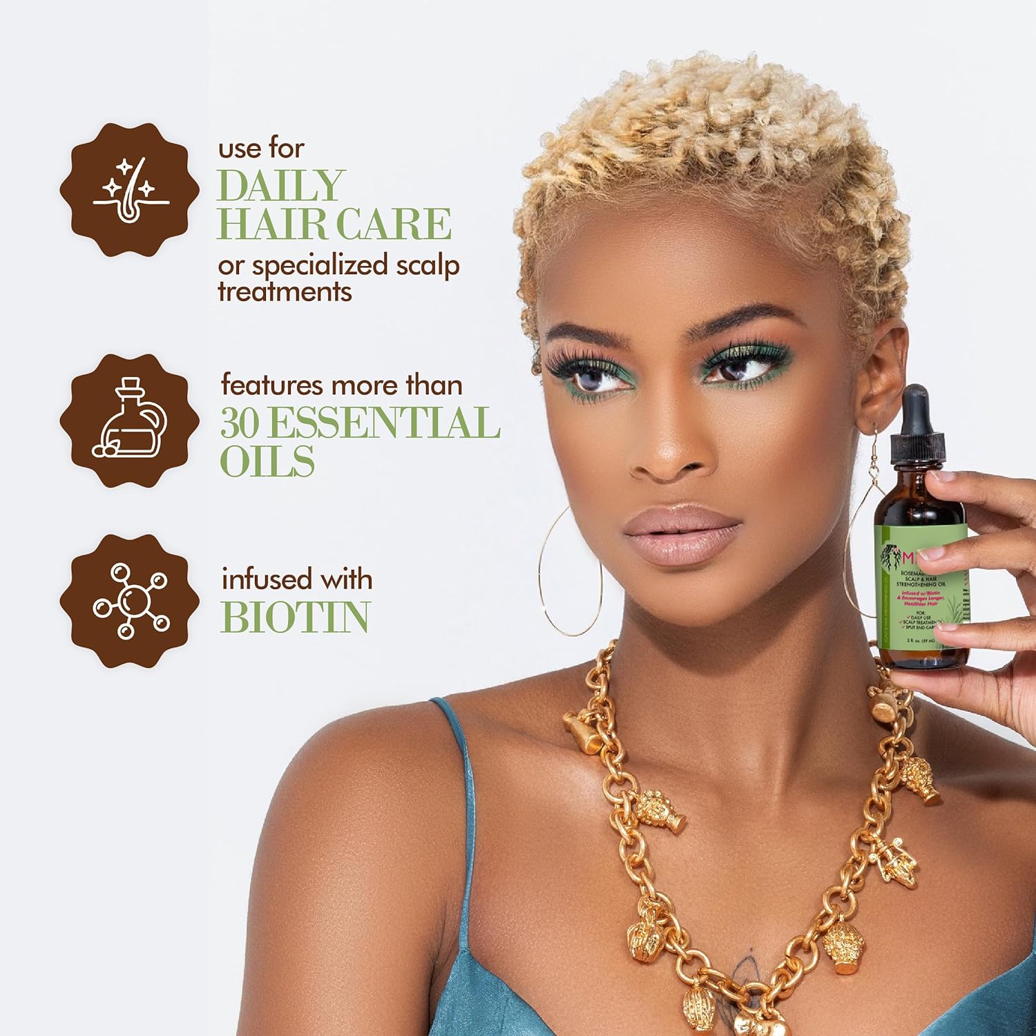 Rosemary Mint Scalp & Hair Strengthening Oil My Store